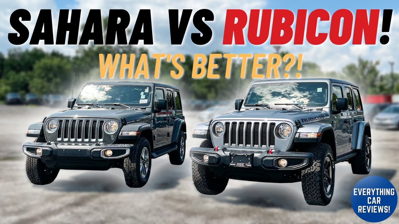 2021 JEEP WRANGLER UNLIMITED SAHARA vs JEEP WRANGLER UNLIMITED RUBICON! | Which One Is Better?!