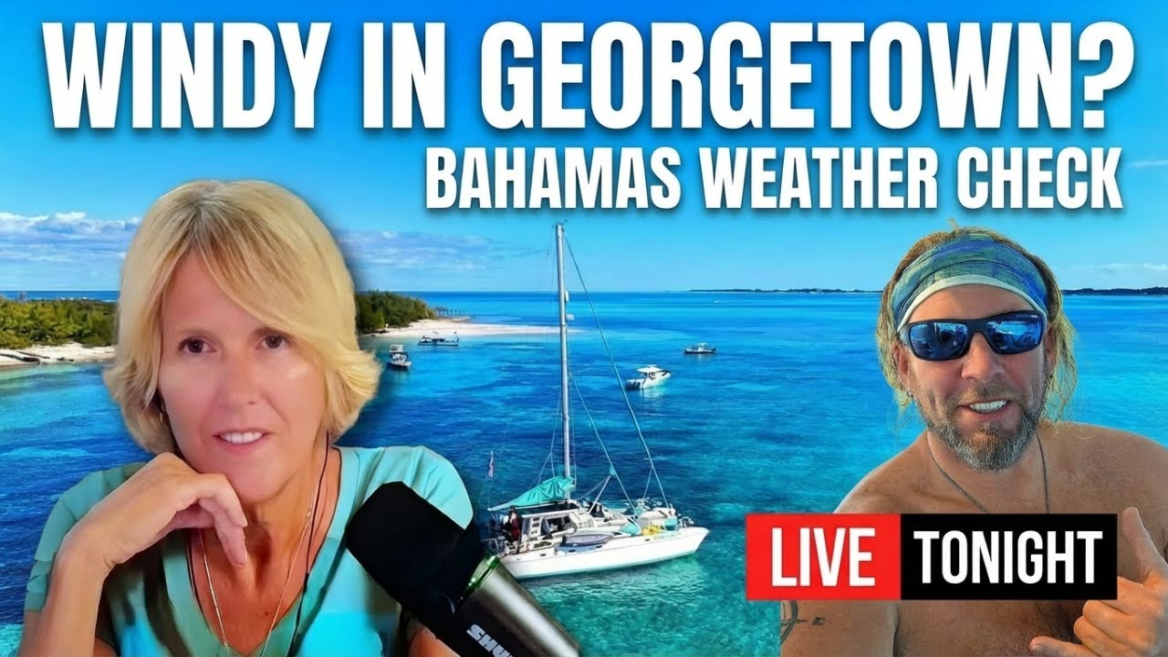 Bahamas Weather Check… and UFOs Offshore?! (Sailing Jeep in Georgetown) | Salty Podcast #88