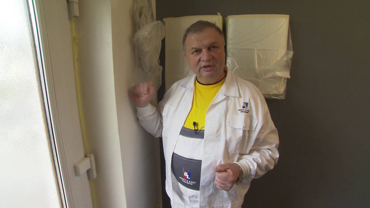 Odstranění plísní ze stěn interiéru