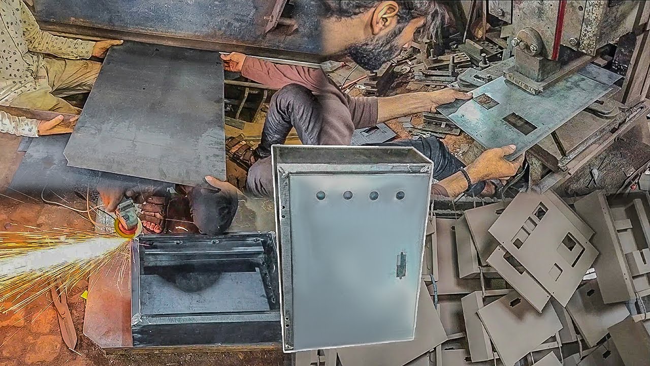 Manufacturing of Electric DP Box Complete Process Step by Step | How Distribution Box are Made