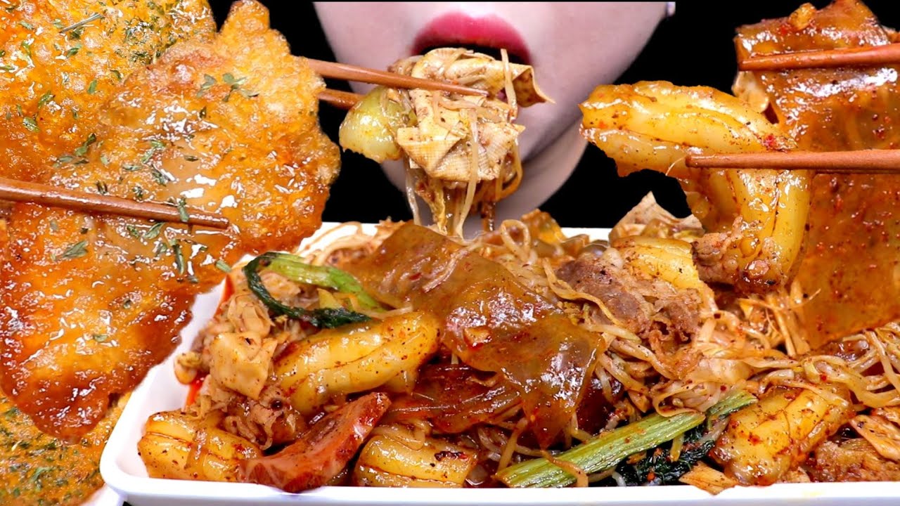 ASMR 마라샹궈, 꿔바로우 MALAXIANGUO, GUOBAOROU 리얼사운드 먹방 EATING SOUND MUKBANG