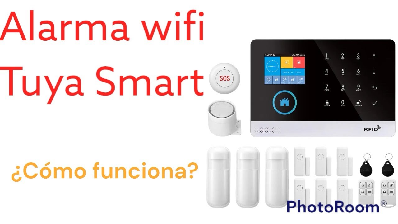 Configuración Alarma inteligente wifi TUYA smart y sensores, agregar al teléfono