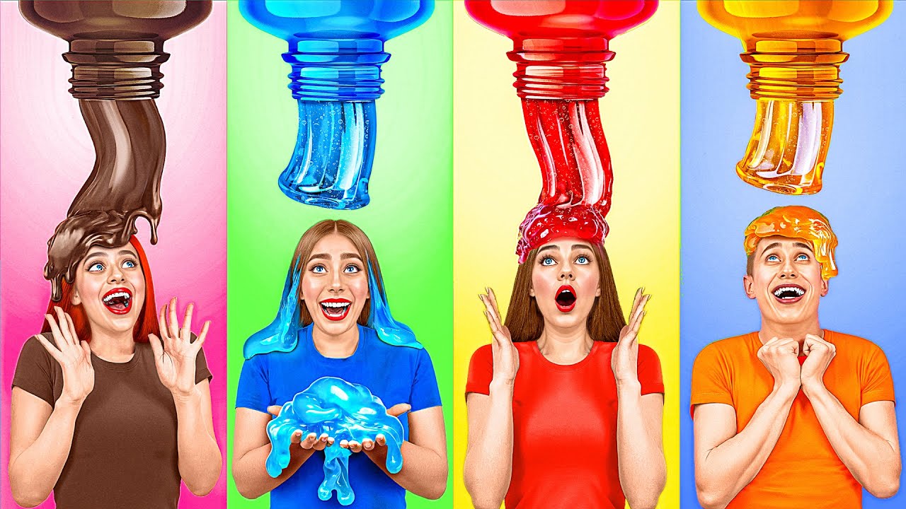 Мармеладная еда vs Настоящая еда vs Шоколадная еда Челлендж | Эпичная Битва с Едой от Mega DO