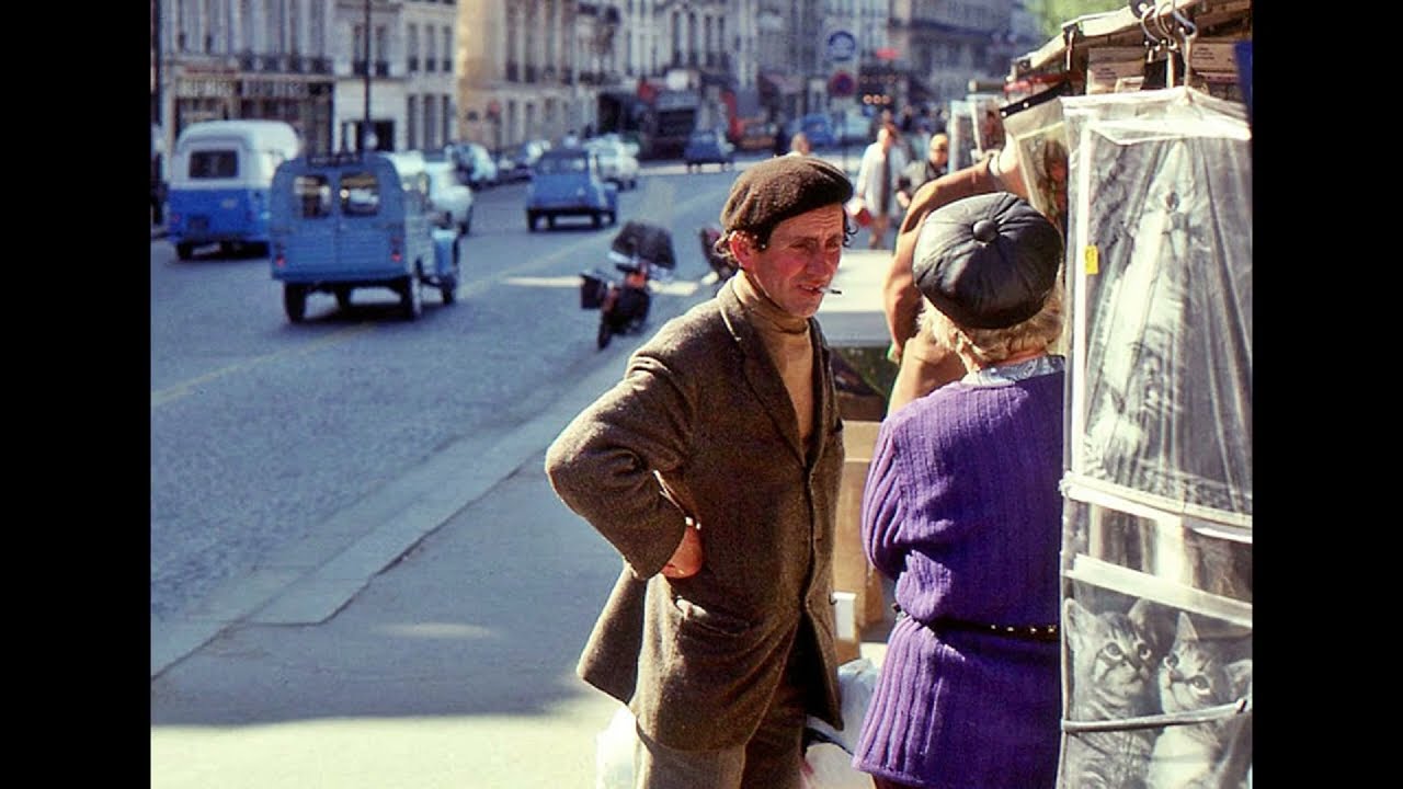 PARIS in the 1970's colorized pictures