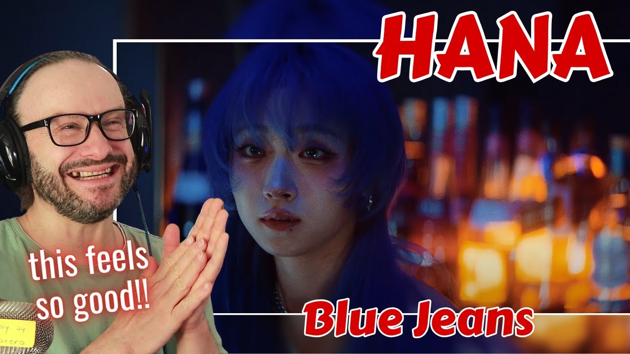 absolutely incredible!!!! HANA / Blue Jeans -Music Video- reaction
