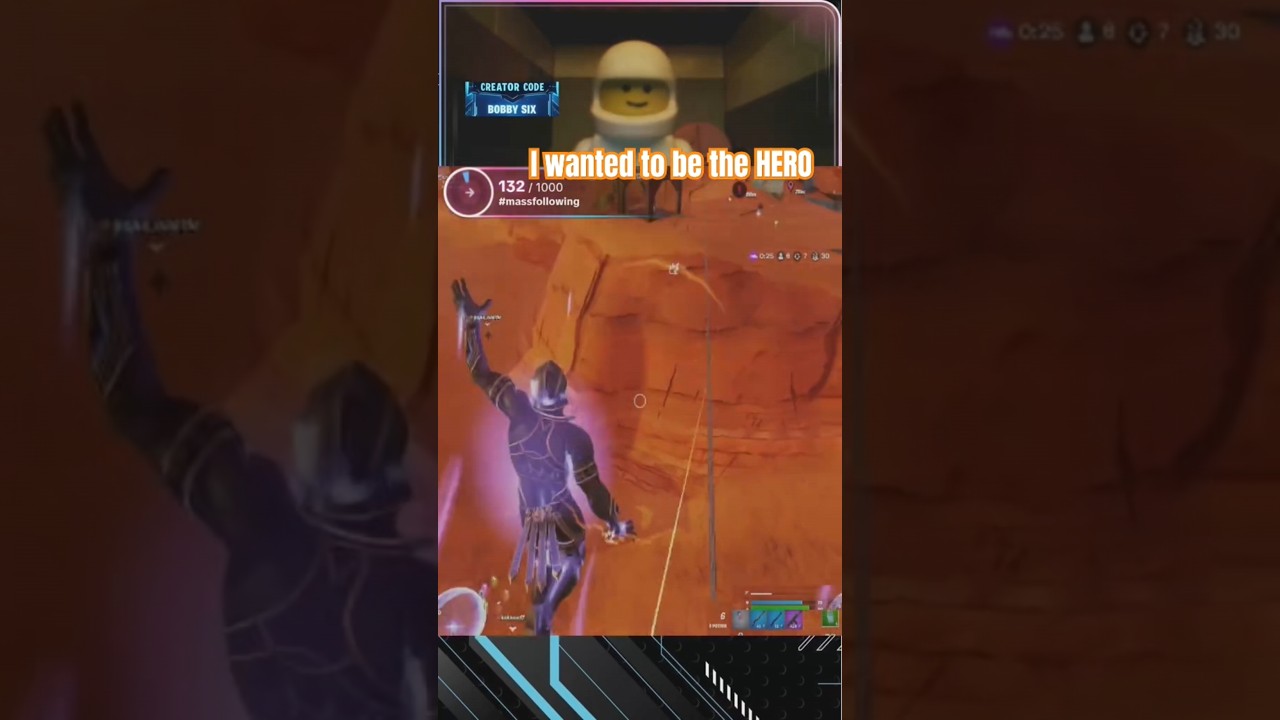 How to be the HERO in #fortnite #reactionmoments #fortnitefunny #reaction #fortnitezeropoint