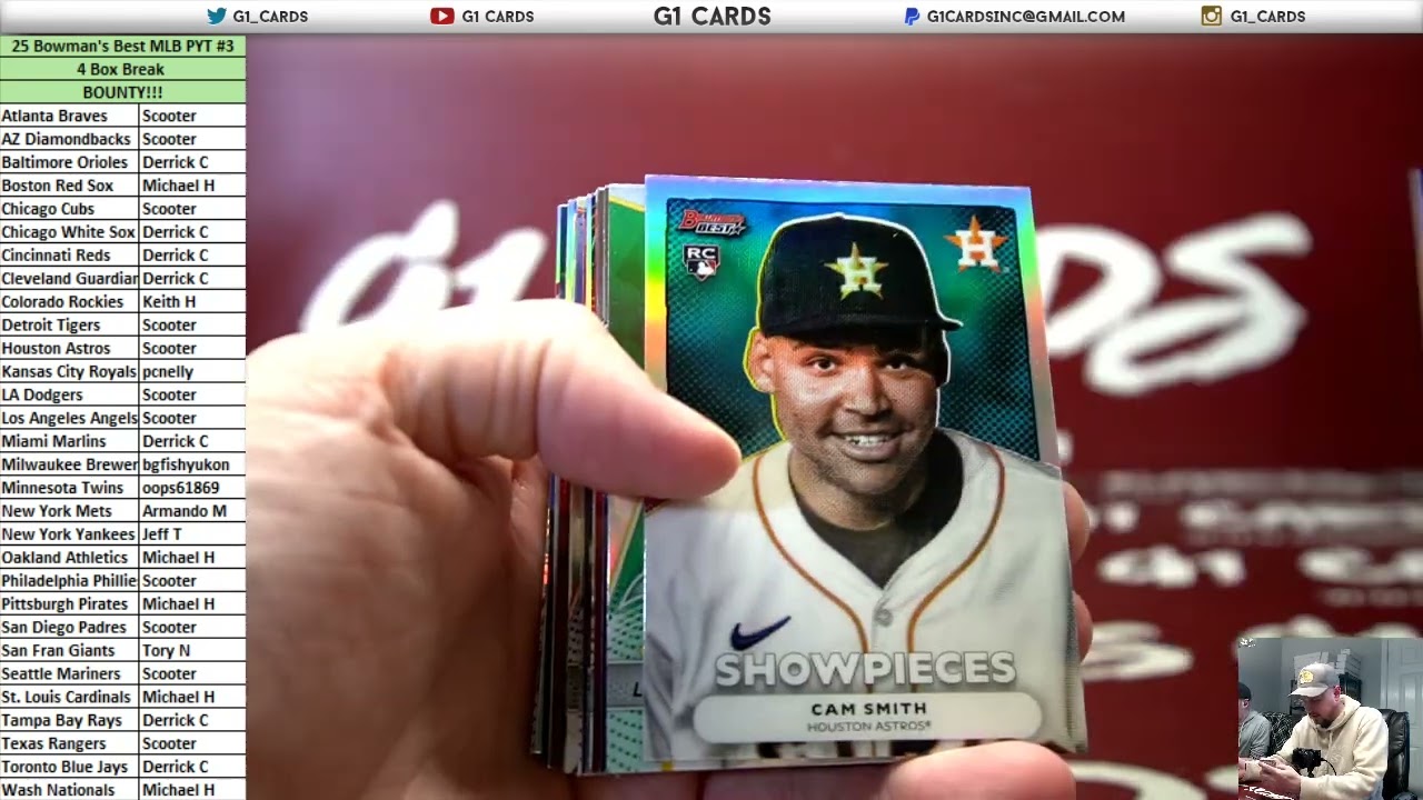 2025 Bowman's Best Baseball *4 Box* Half Case PYT #3