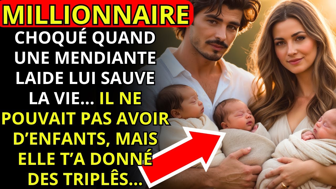 🔴MILLIONNAIRE STÉRILE TOMBE ET UNE MENDIANTE LAIDE LE SAUVE.. ET TE DONNE DES TRIPLÉS...