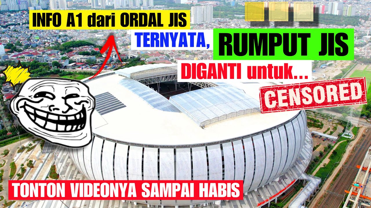 INFO A1 DARI ORDAL. TERNYATA RUMPUT JIS STELAH DGANTI AKAN DGUNAKAN UNTUK.. NONTON full di video y 🤭