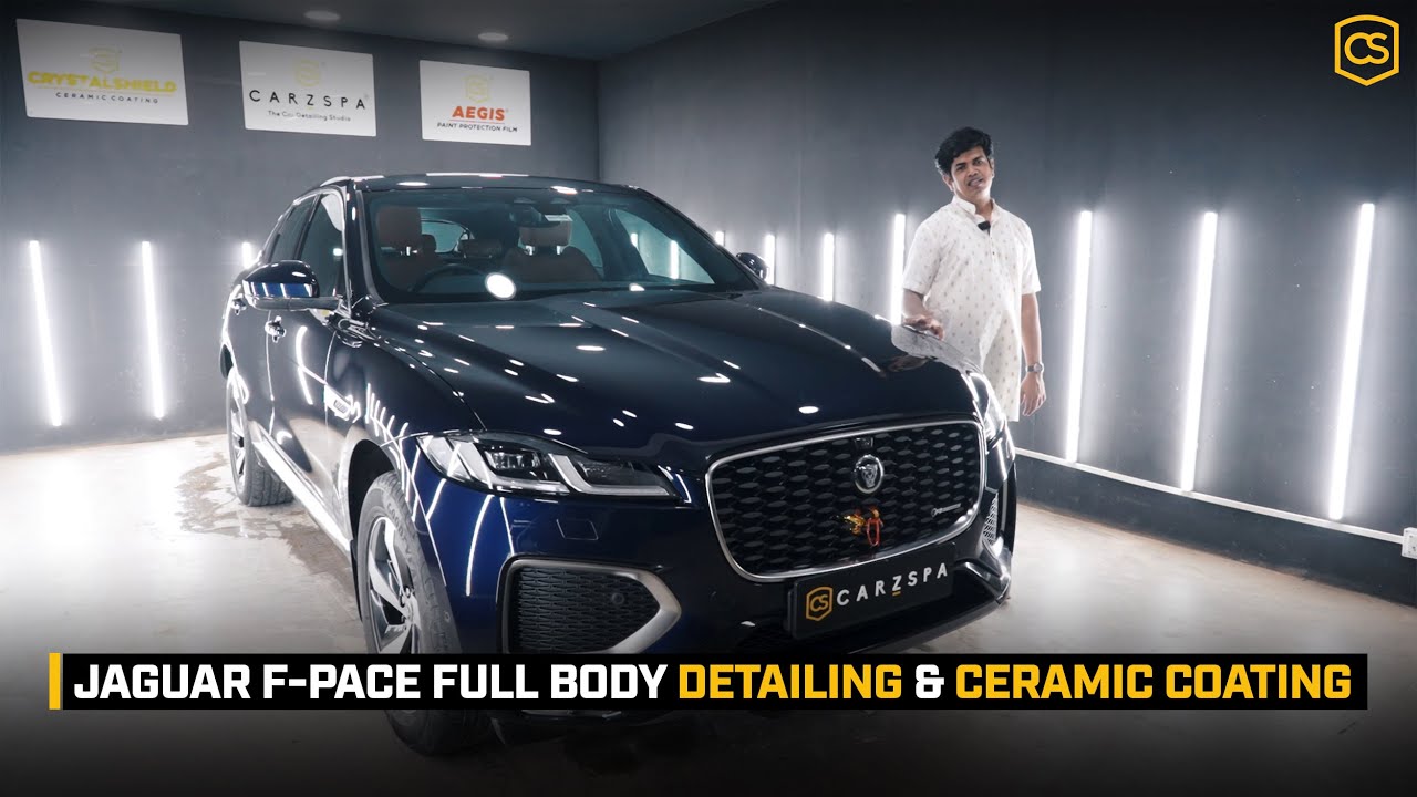 Jaguar F-PACE | CrystalShield Graphene Ceramic Coating | Carzspa Bhubaneswar