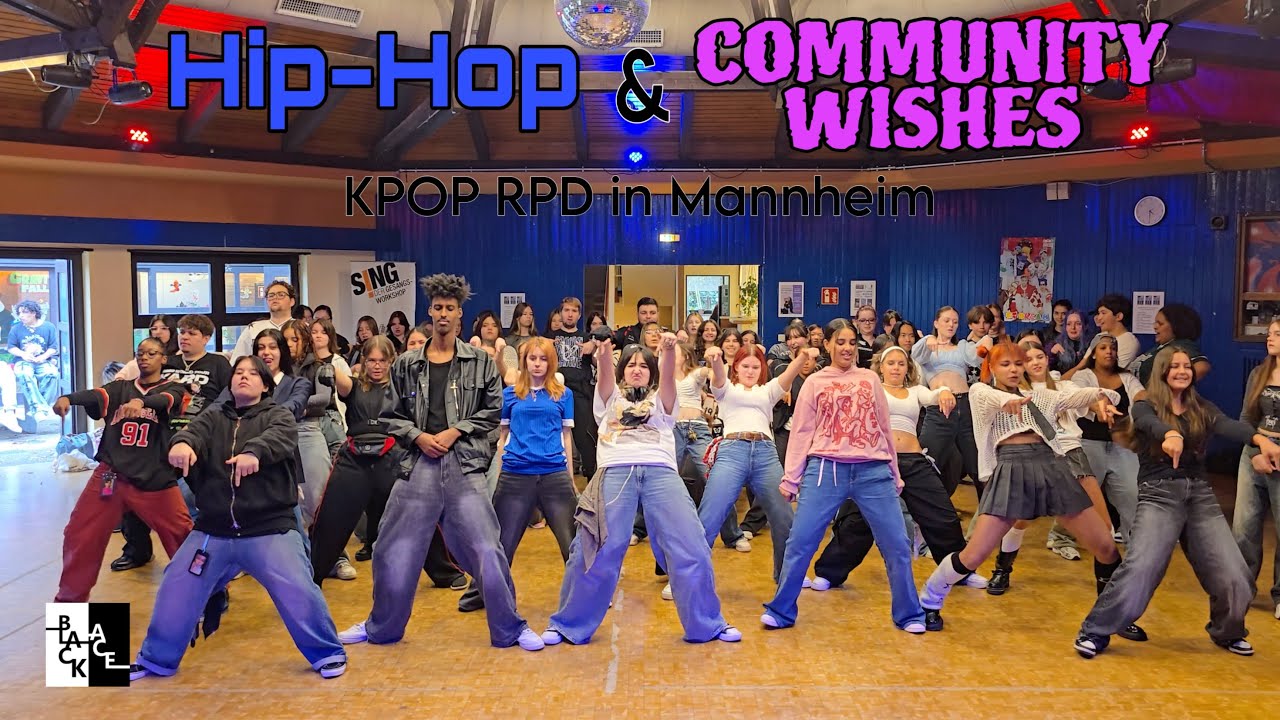 「KPOP RANDOM DANCE」»hip-hop & community wishes« in Mannheim, GERMANY