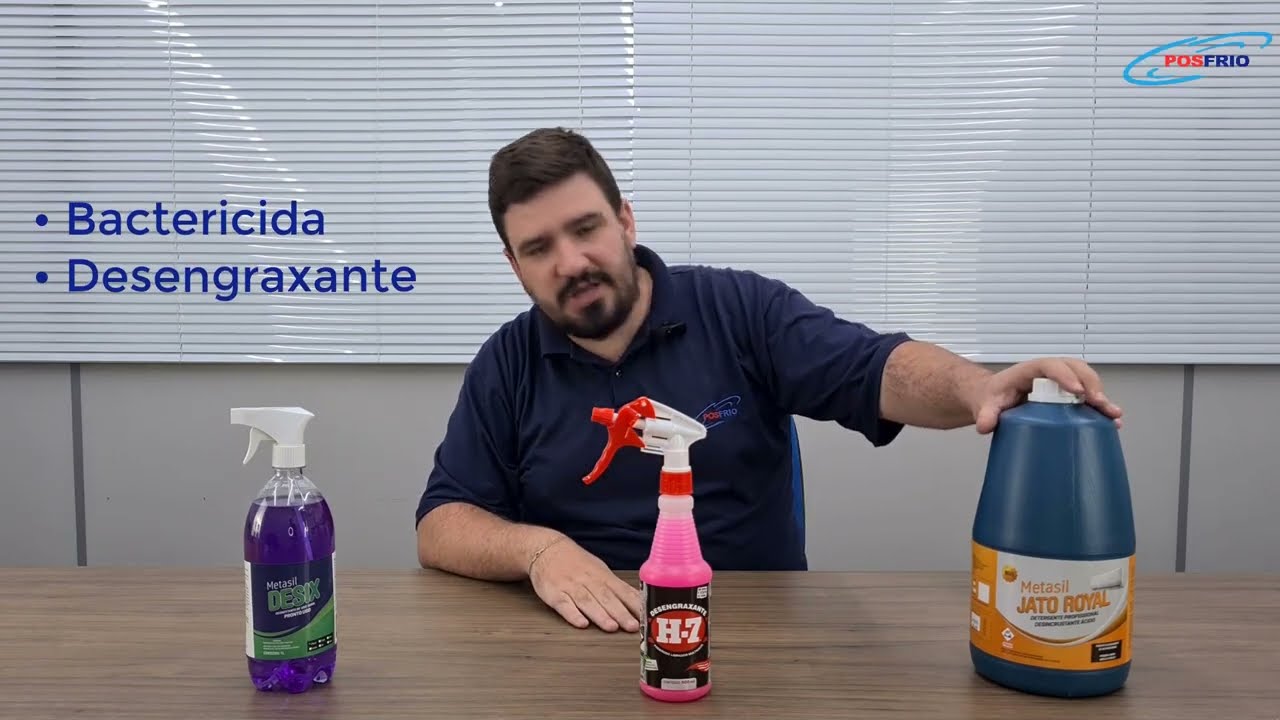 Bactericida, Desengraxante & Jato Royal - Posfrio