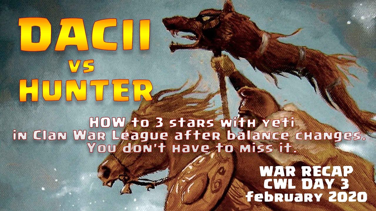 Dacii vs Hunter | INSANE NEW CWL Season | MAXED TH13 | Clan War League Base | ( Clash of Clans)