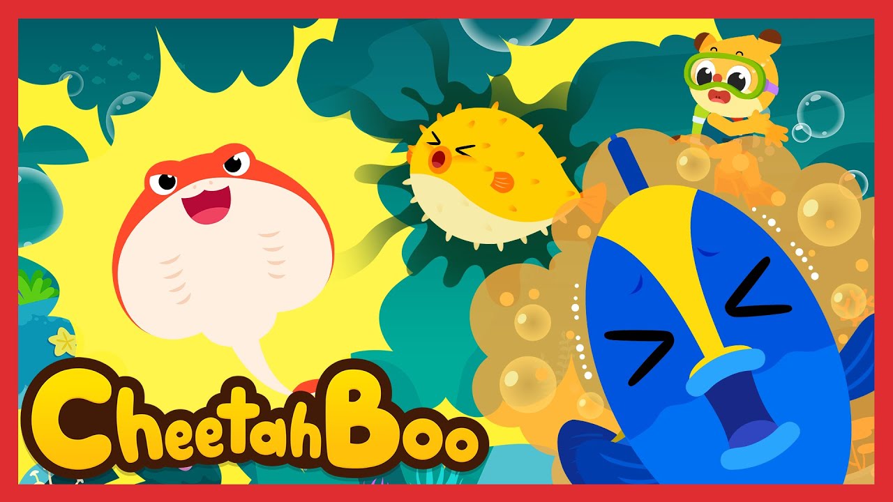 Zip zap! You can't escape us! | Sea animals for kids | Nursery rhymes & Kids Song | #Cheetahboo