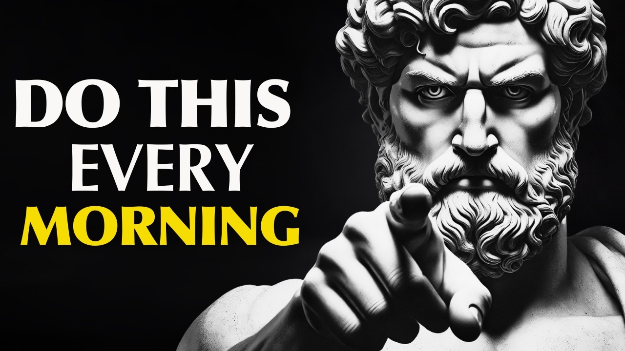 10 THINGS You SHOULD do every MORNING (Stoic Morning Routine) | Stoicism