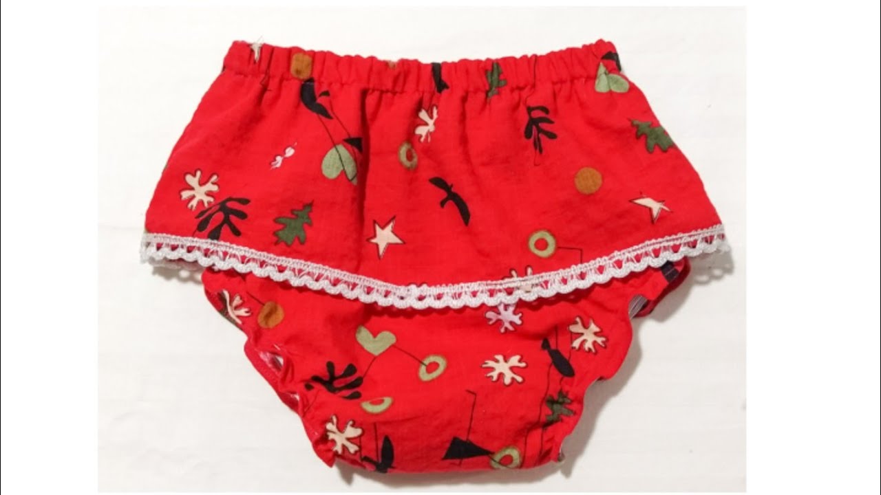 How to make baby Romper / DIY baby bloomers / bloomer cutting and stitching