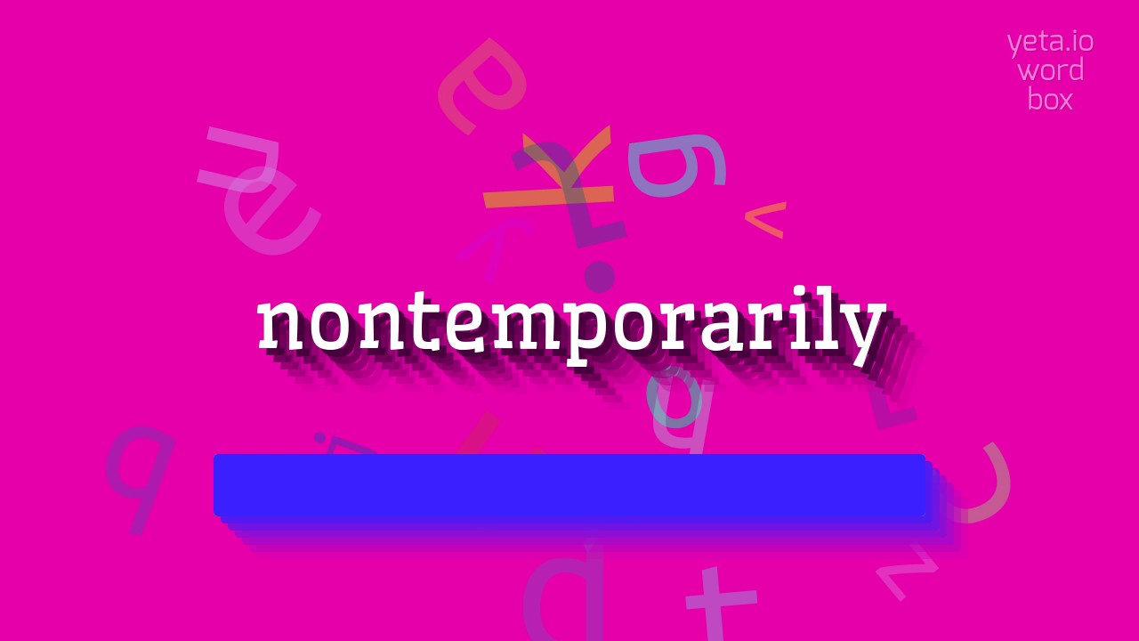 NIECZASOWE - JAK POWIEDZIEĆ NIECZASOWE?  #nietymczasowo (NONTEMPORARILY - HOW TO SAY