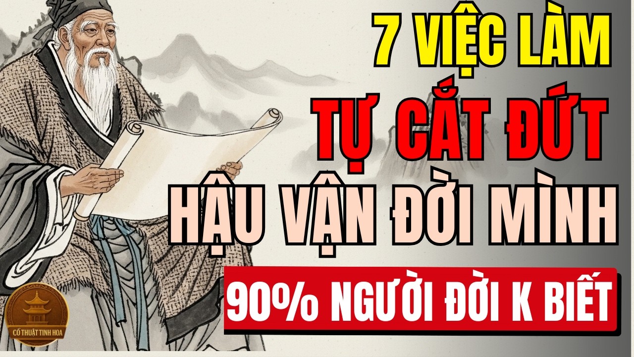 Cổ Nhân Dạy: 90% Người Không Biết Mình Đang Tự Cắt Đứt Hậu Vận | Triết Lý Cuộc Sống