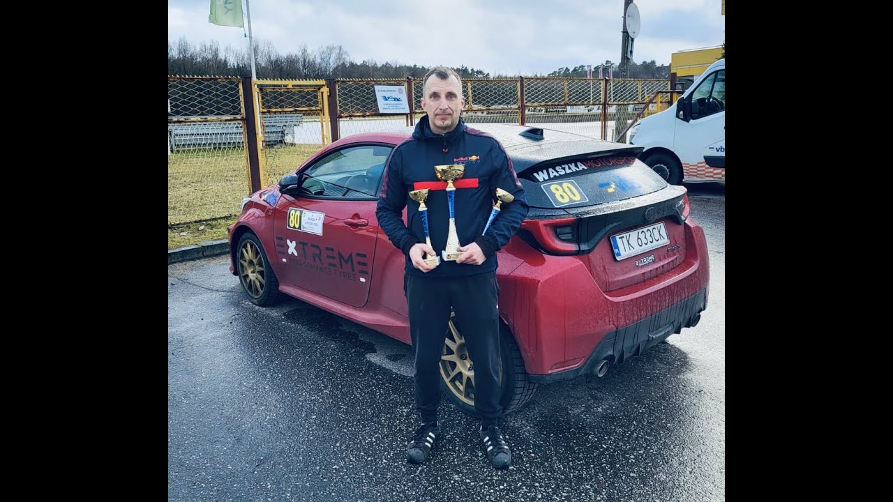 Grzegorz Waszkowski - waszka onboard - GR Yaris stock SuperOES Tor Kielce 25.02.2023