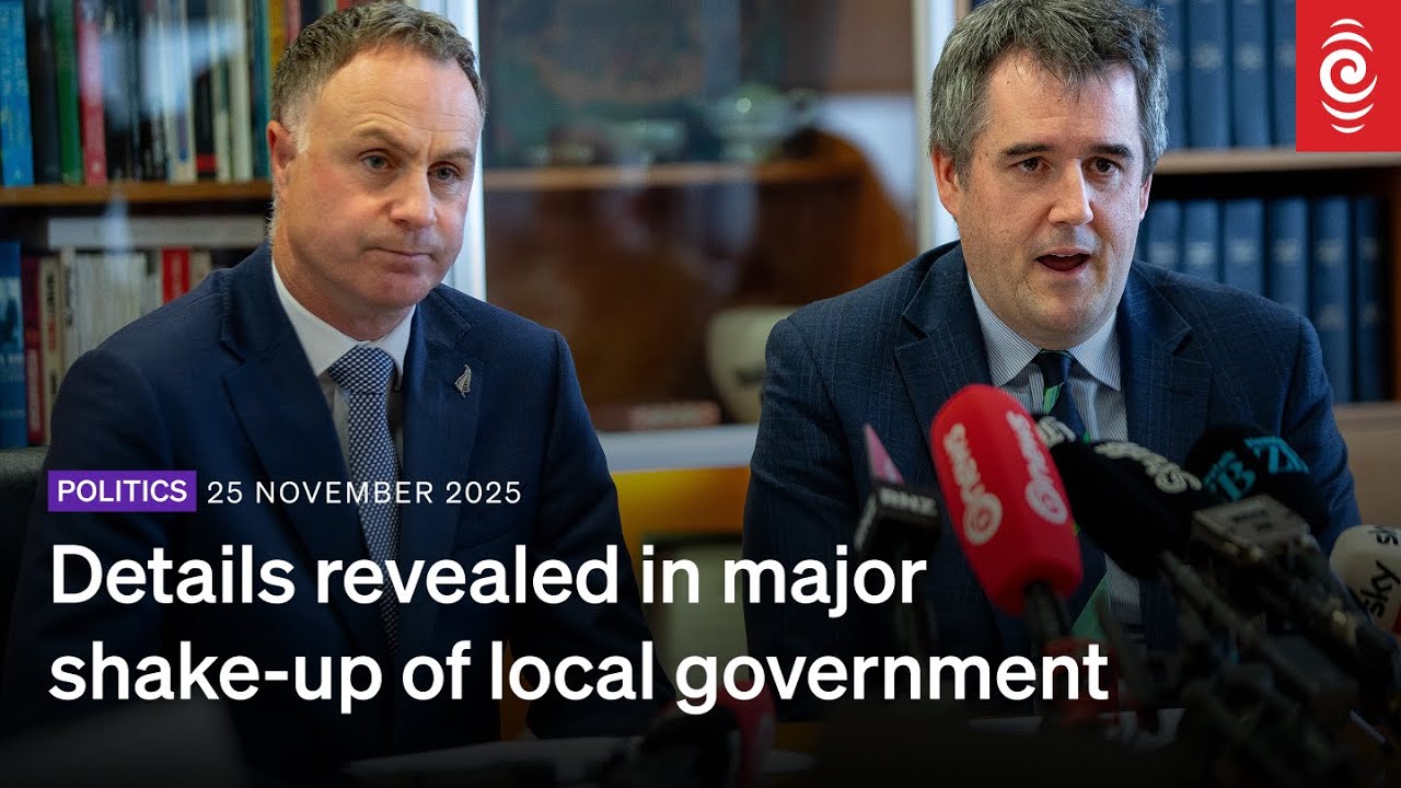 Details revealed in major shake-up of local government | RNZ