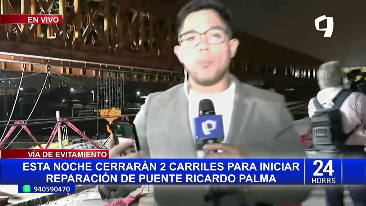Cierre nocturno en la vía Evitamiento por obras en puente Ricardo Palma: conoce los desvíos