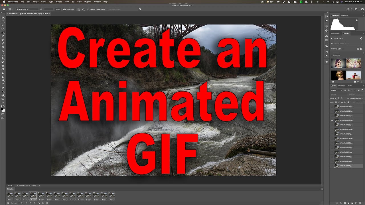 Как создать анимированный GIF в Photoshop