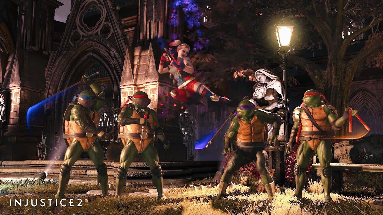 Injustice 2 - Harley Quinn VS TMNT