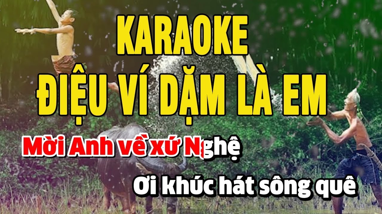 Điệu Ví Dặm Là Em KARAOKE - Beat Chuẩn [Full HD]