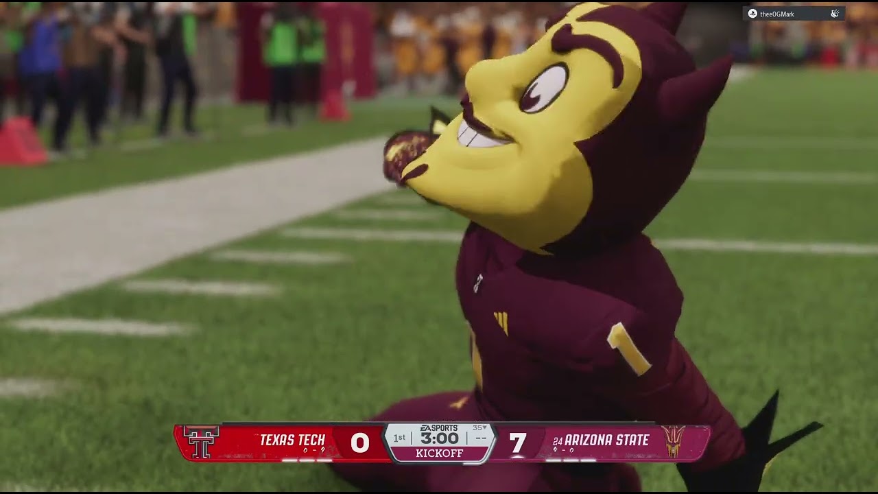 EA SPORTS College Football 26 Arizona State vs Texas Tech