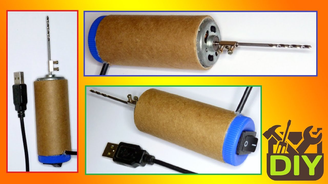 █ Как сделать USB дрель своими руками █