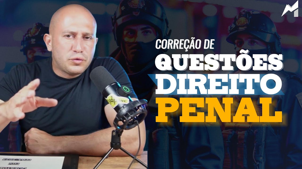 Corrigindo QUESTÕES que vão CAIR na sua PROVA de DIREITO PENAL!