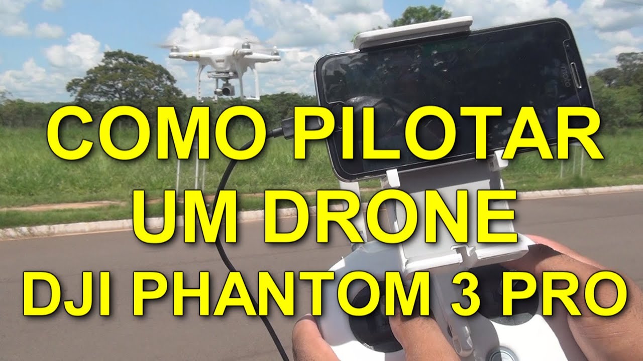 COMO PILOTAR UM DRONE DJI PHANTOM 3 PRO 🚁🎮 #DJI #Phantom3 #Pilotagem
