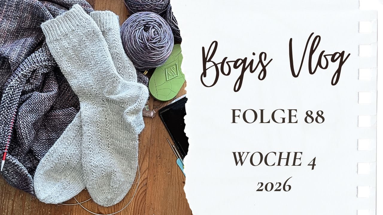 Vlog #88 Rundpassen Malabrigo 💚 Fertige Mustersocken Drops Nord