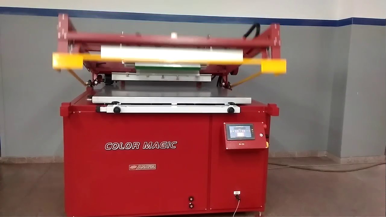 Anatol Color Magic graphic flatbed screen printing press