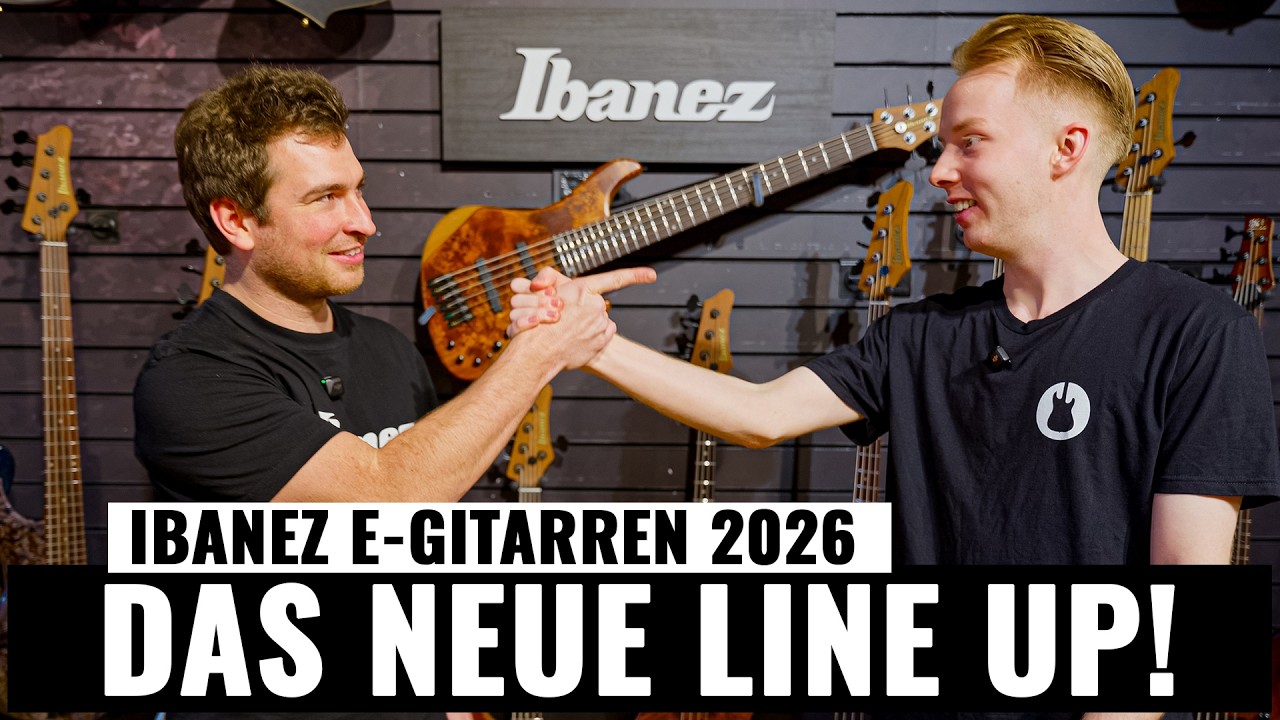 Ibanez 2026 NEUHEITEN! Alle neuen E-Gitarren Modelle & Specs (Exklusiv-Check)