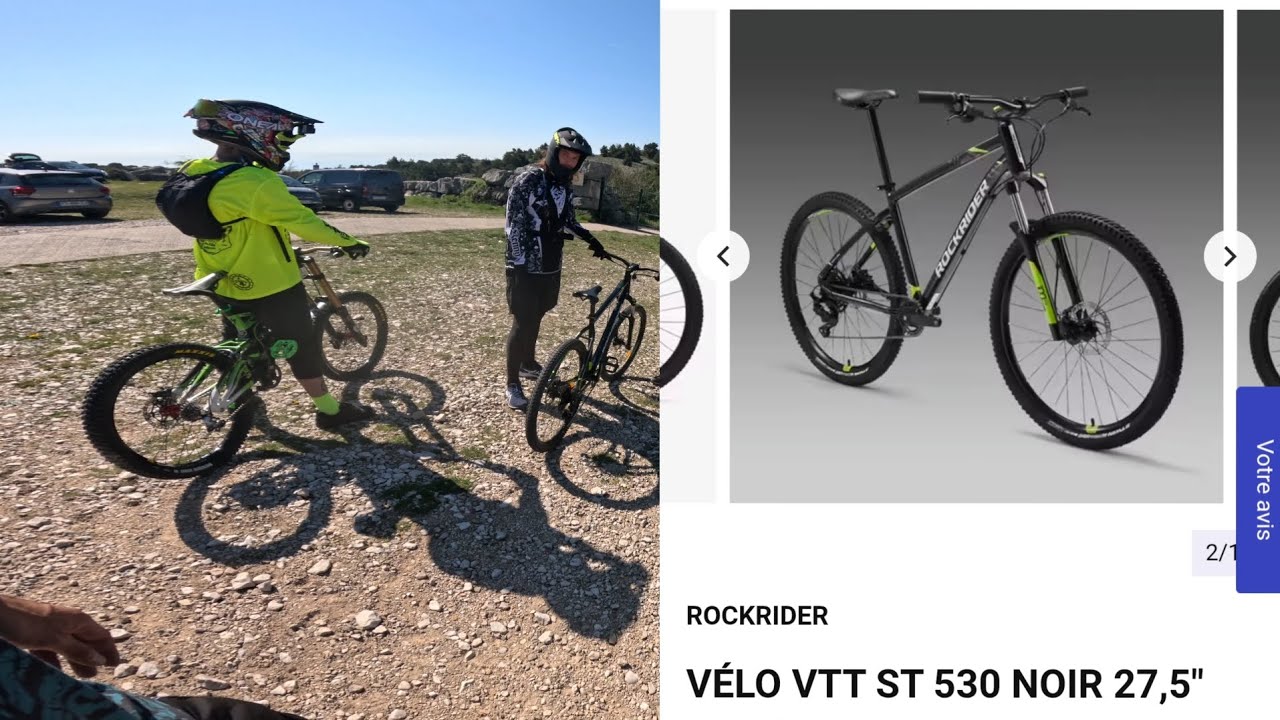 Test du ROCKRIDER ST 530 de DECATHLON.