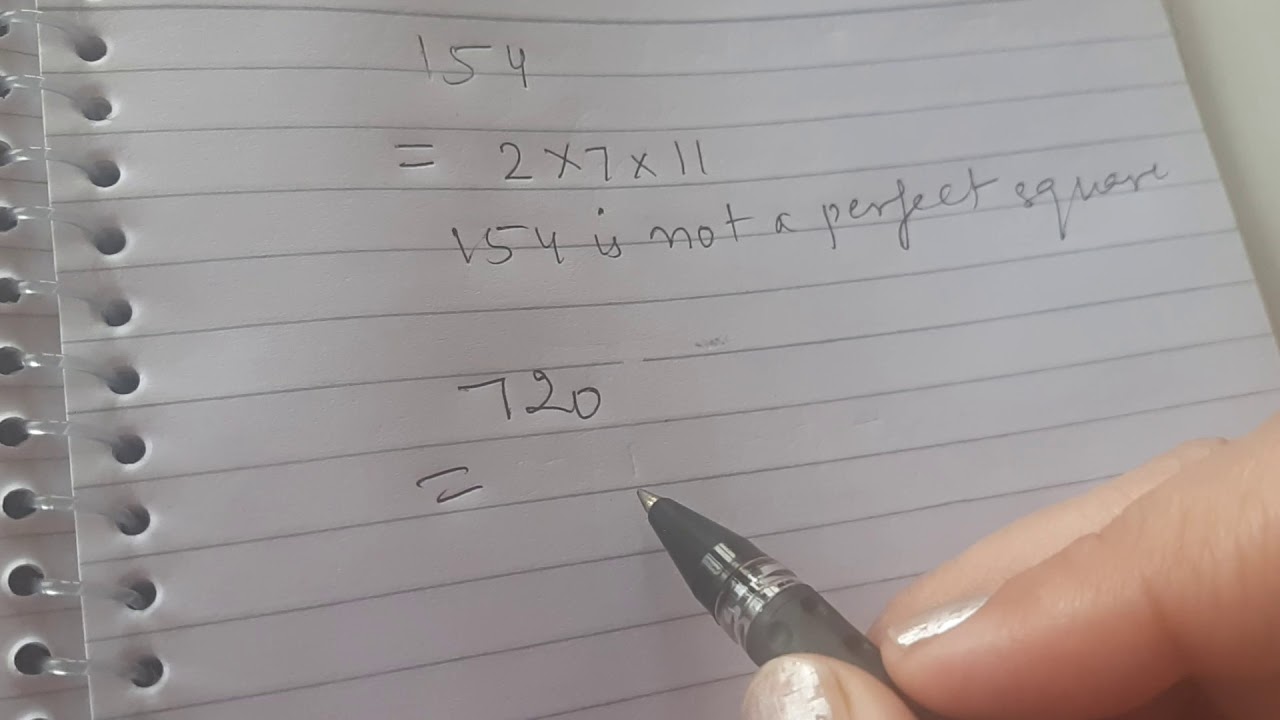 Checking by prime factorisation whether a given number is a perfect square or not (part 2)