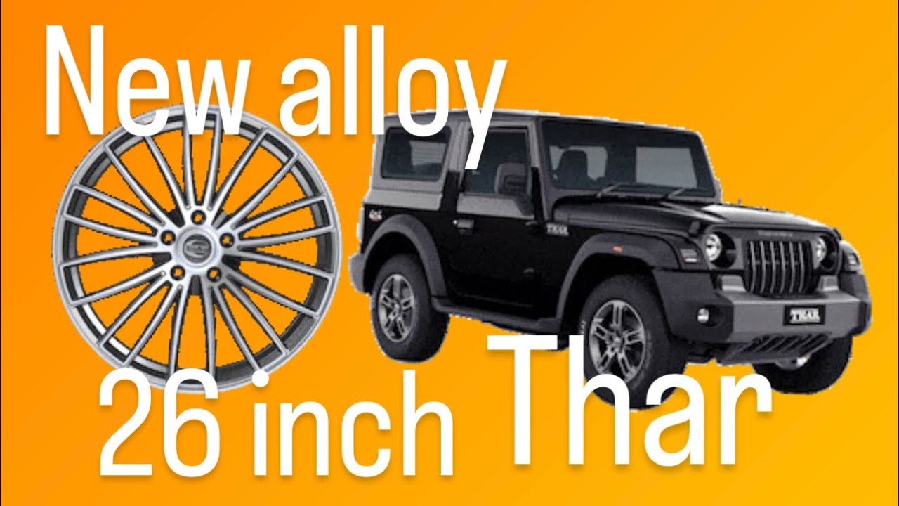 Thar new alloy#thar #chandigarh#trending# 1 in Chandigarh best alloy wheels in Chandigarh best alloy