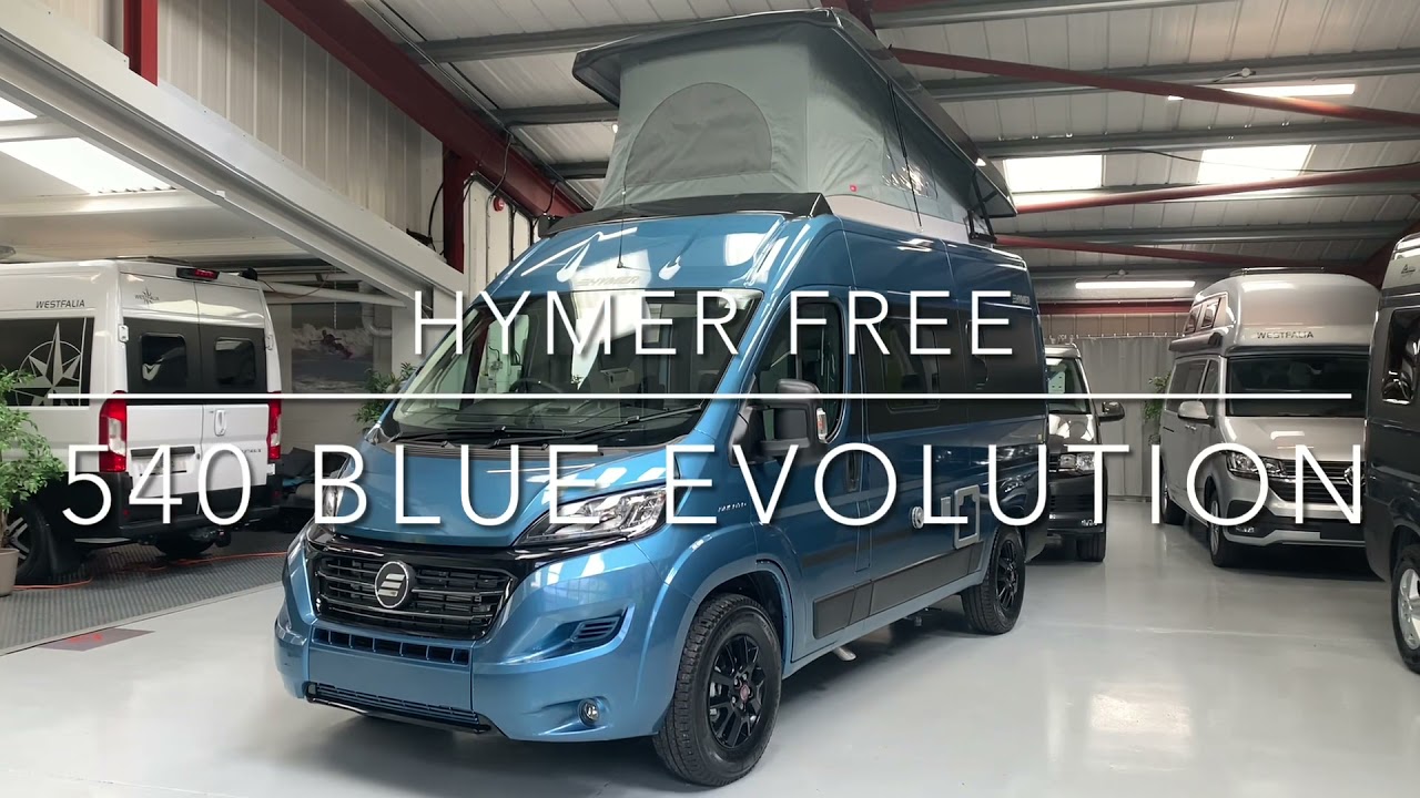 New Hymer Free 540 Blue Evolution Edition Model, Campersales