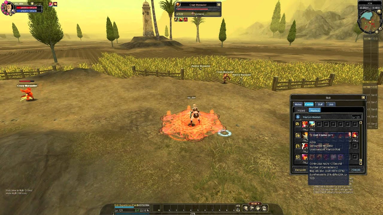 SRO - lv 125 New Skills