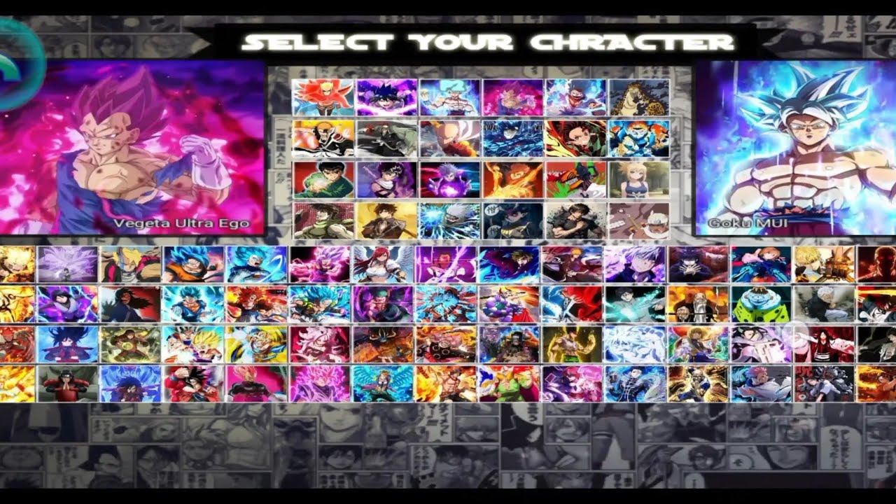 NOVA ATUALIZAÇÃO!!! Anime mugen starblast v4 com novos chars atualizados pesando 1gb 