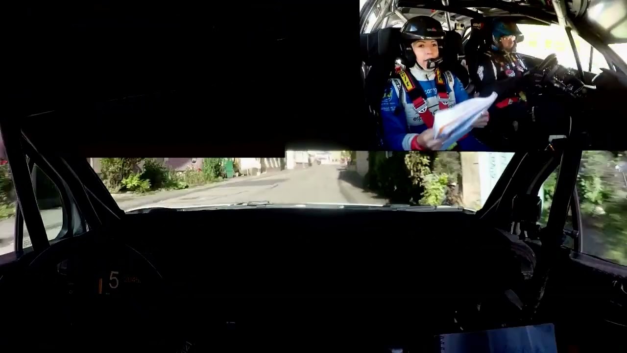 Rallye Centre Alsace 2023, David Edel - Meryl Giraldo, Citroën DS3 WRC