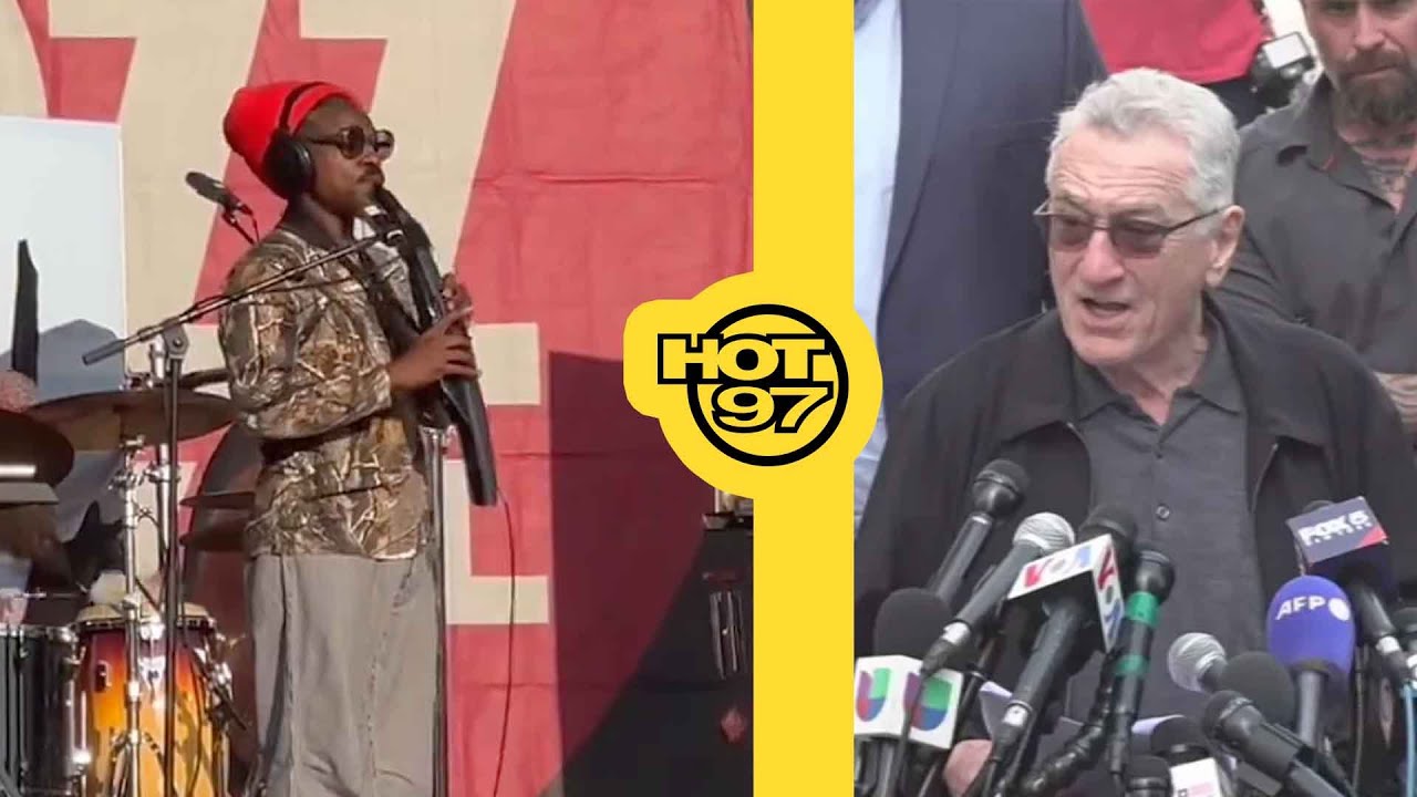 Andre 3000 Performs At Jazz Festival + Robert De Niro vs Trump