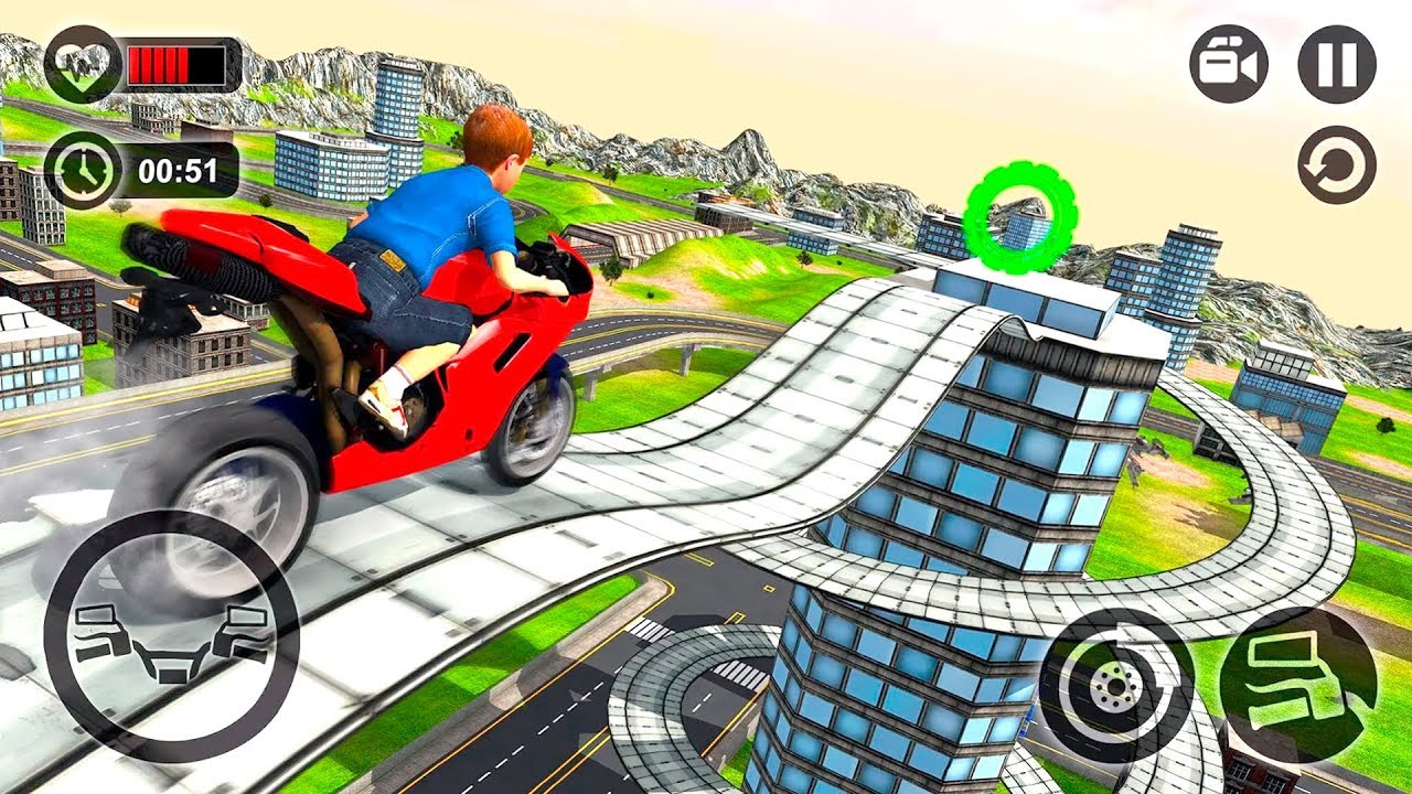Kids Motorbike Stunt Rider 3D Android Gameplay 2017
