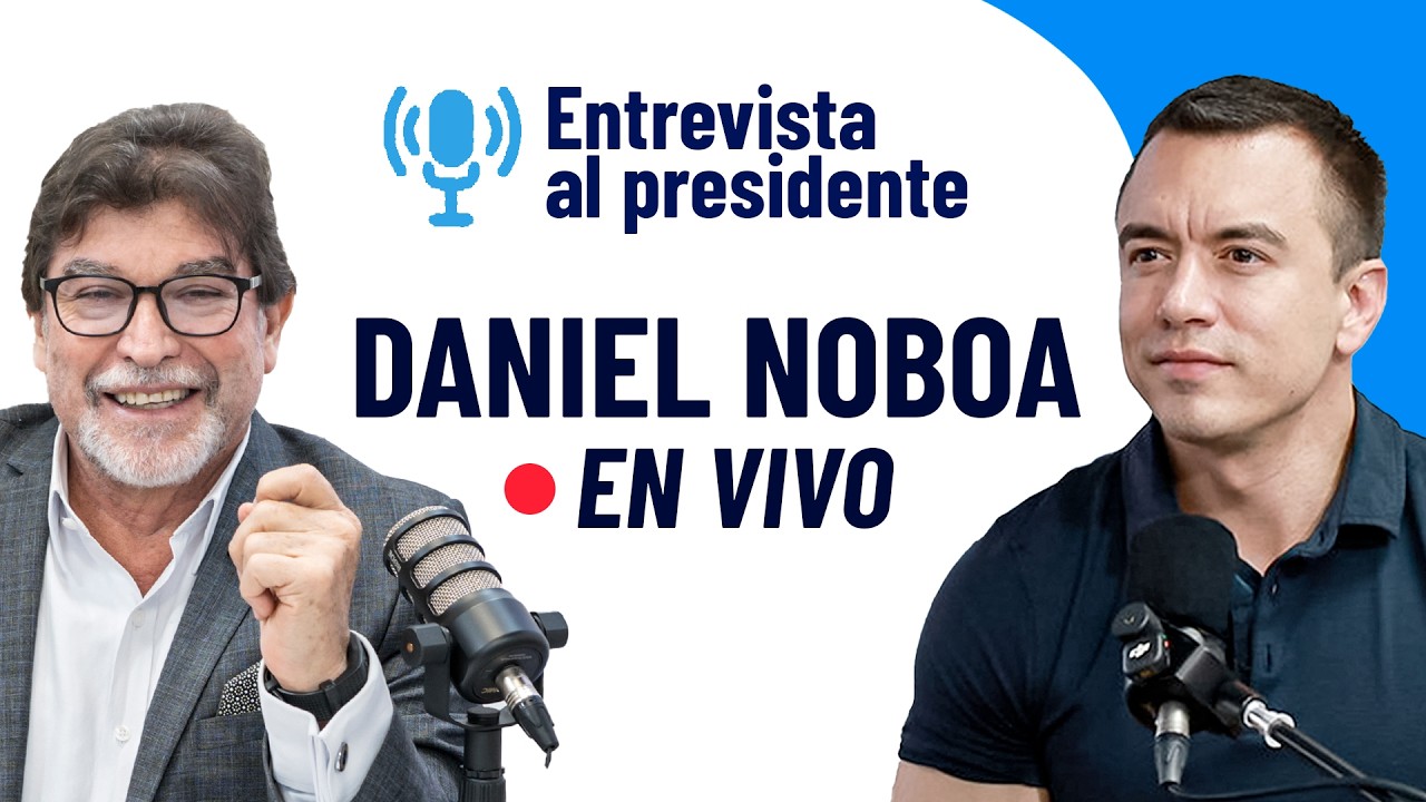 🔴 EN VIVO | Entrevista a Daniel Noboa Azín - Presidente de la república