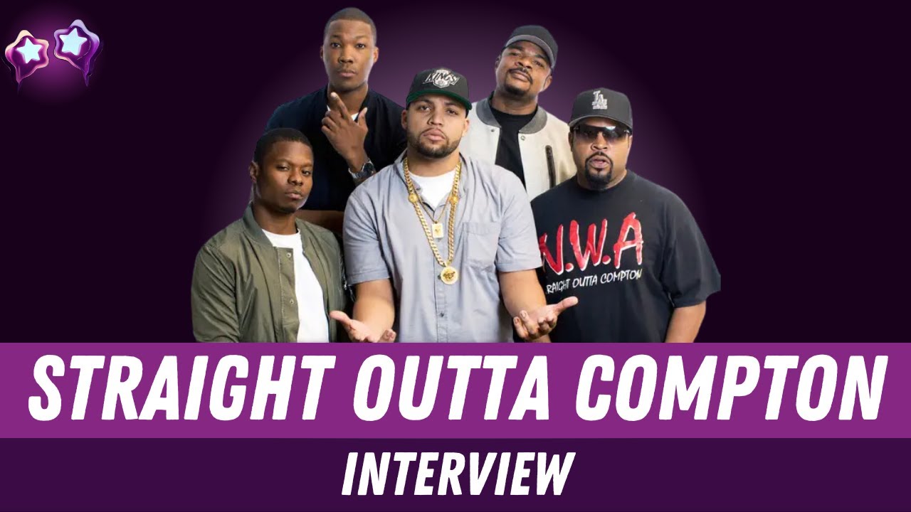 Straight Outta Compton Cast Interview: Ice Cube, O’Shea Jackson Jr, Jason Mitchell, Corey Hawkins