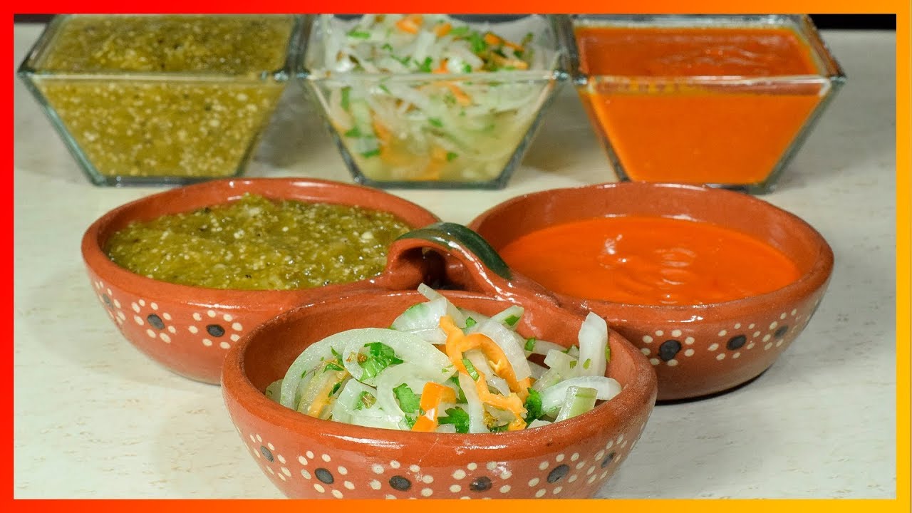 Tradicionales Salsas Mexicanas Deliciosas!!!