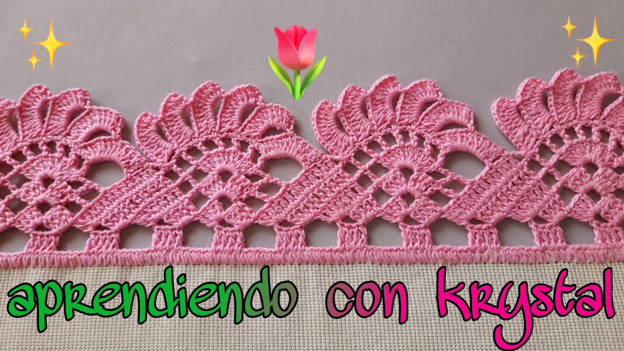 orilla para servilleta #72/EXCLUSIVA/1 sola vuelta/realmente hermosa🌷🐨🌻🐞 @AprendiendoconKrystal