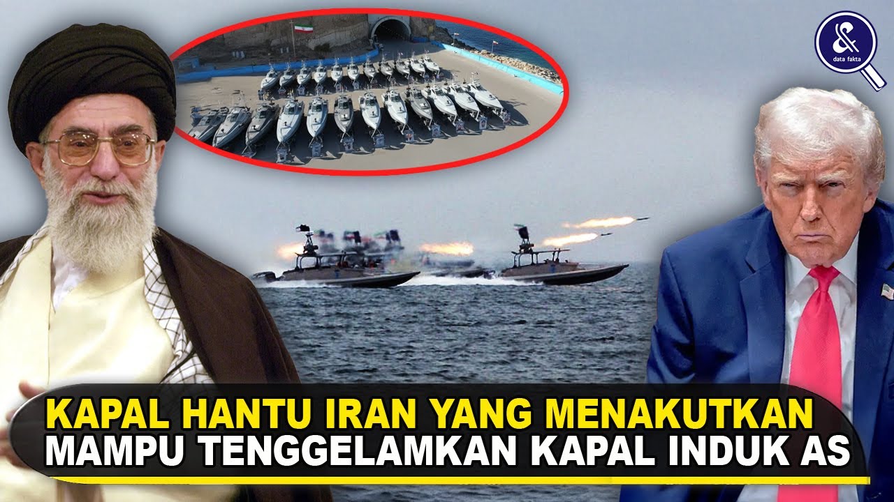 KAPAL INDUK AS BISA DITENGGELAMKAN?? Iran Kerahkan KAPAL HANTU di Dekat Titik Konflik Selat Hormuz