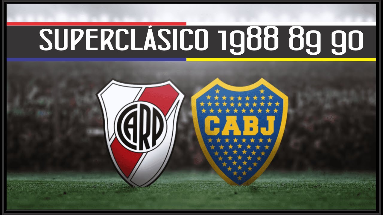 SuperClasico River Boca 1988 1989 1990